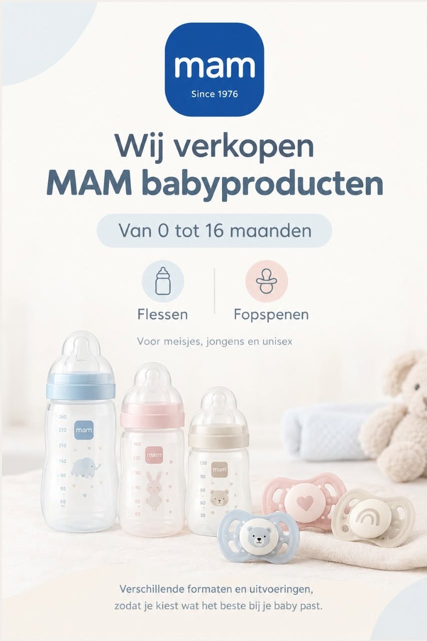 MAM Babyproducten bij Apotheek Desmedt Aartrijke